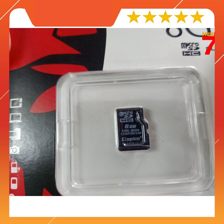 Thẻ Nhớ Kingston Micro SD 8GB Class 4 - SDC4/8GBSP