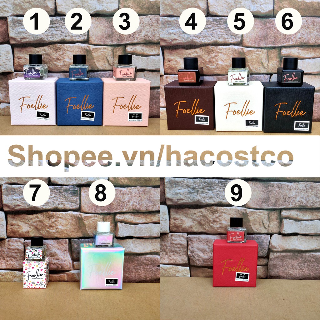 Nước Hoa Vùng Kín Foellie Eau De Inner Perfume 5ml Hàn Quốc check được chính hãng - Có nhiều màu
