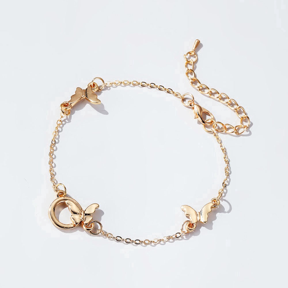 [Mã FAMAYFA giảm 10K đơn 50K] Vòng Tay Kim Loại Mặt Hình Bướm Phong Cách Retro Cho Nữ | BigBuy360 - bigbuy360.vn