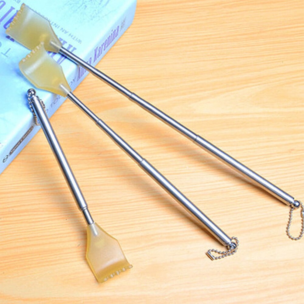 [Hàng mới về] Cây Gãi Lưng Bằng Thép Không Gỉ Có Thể Điều Chỉnh Thoải Mái Tiện Lợi