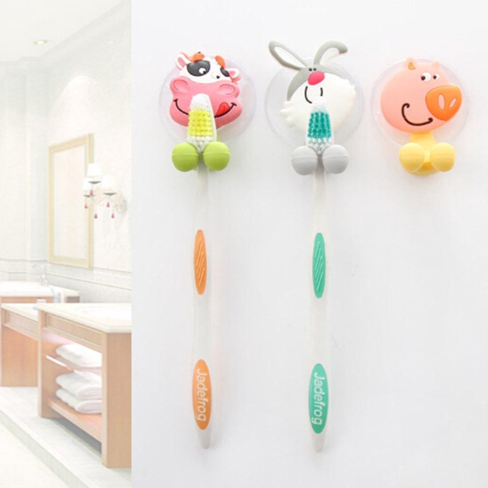 Giá Treo Bàn Chải Đánh Răng Bằng Silicon Hình Động Vật Thân Thiện Với Môi Trường
