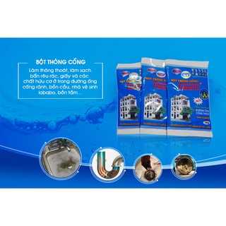 Bột thông tắc cống cực mạnh