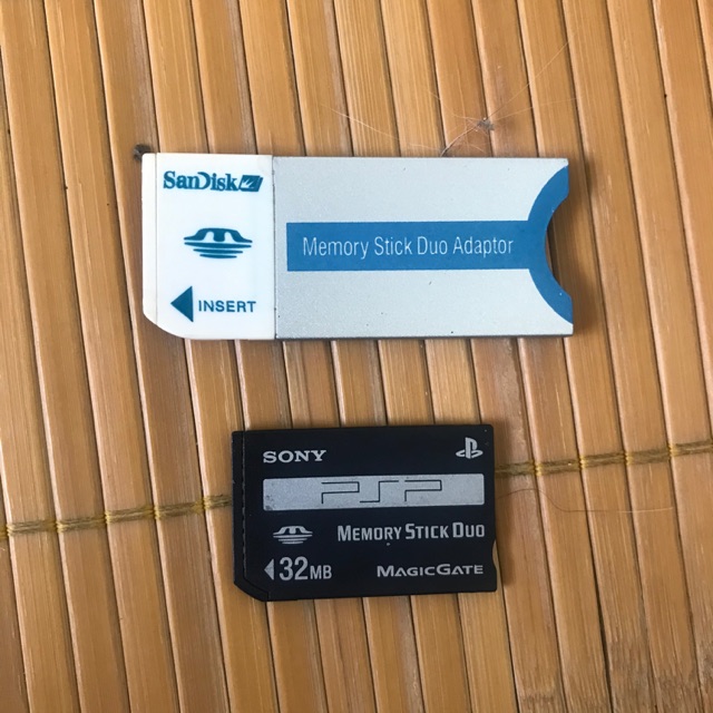 Adapter memory stick Due  + thẻ psp 32mb