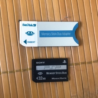 Adapter memory stick Due  + thẻ psp 32mb