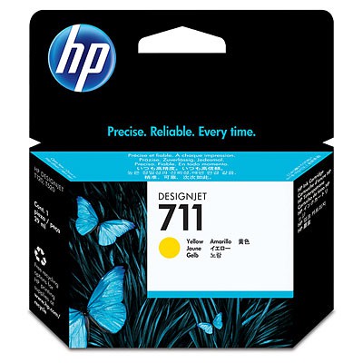 Mực in HP 711 29-ml Yellow Ink Cartridge (CZ132A) - Hàng chính hãng