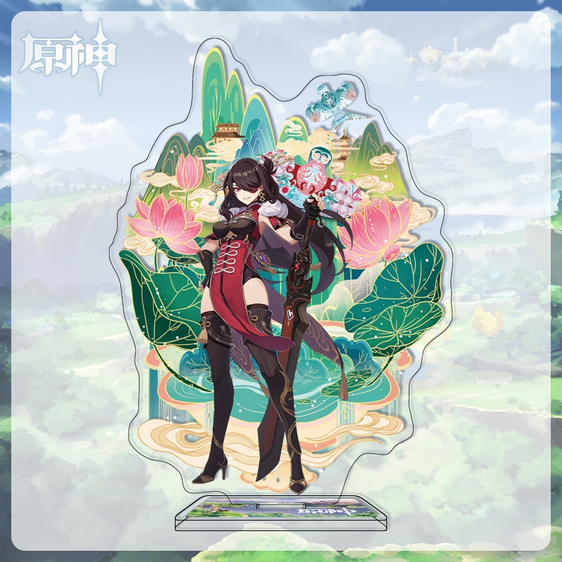 (NỀN CÀNH) Mô hình mica standee game GENSHIN IMPACT anime chibi trang trí trưng bày góc làm việc