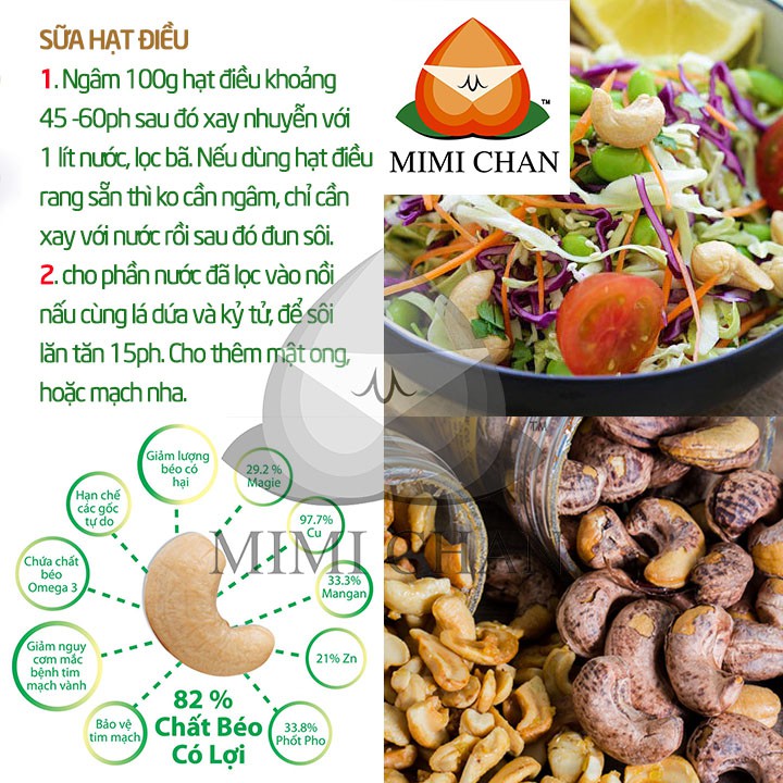 Hộp Mixed Nuts 4 Loại Hạt Đã Tách Vỏ 500gr, Hạnh Nhân, Macca, Mắc Ca, Hạt Óc Chó, Hạt Điều