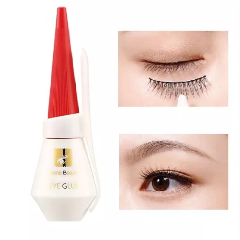 Keo dán lông mi giả màu đen trong suốt chống thấm nước hiệu quả 12ml