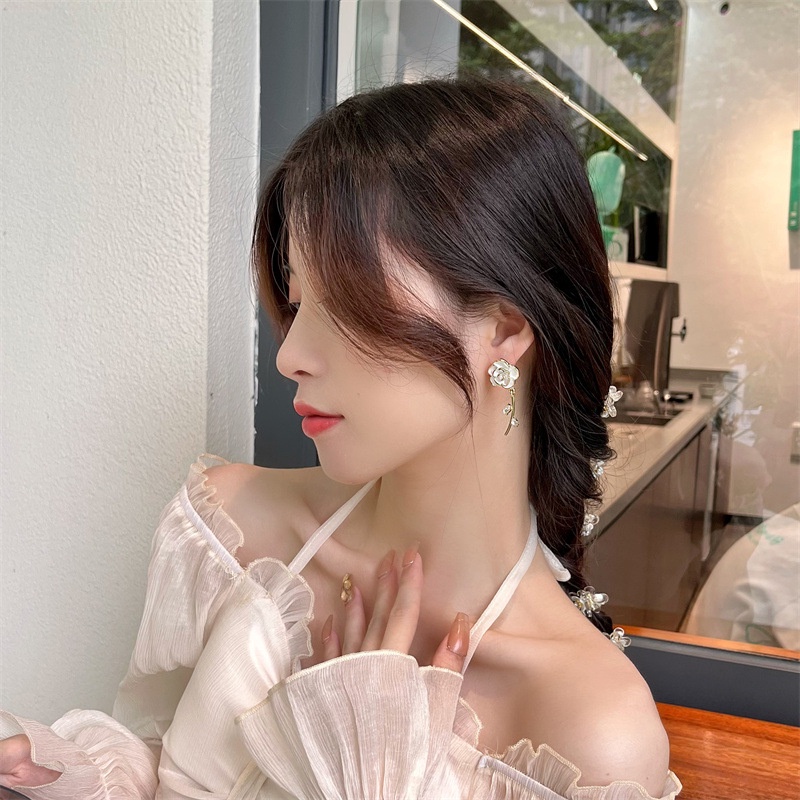 [Augustcloth | AugustJewelry] Bông tai/ Hoa tai cành hoa lớn