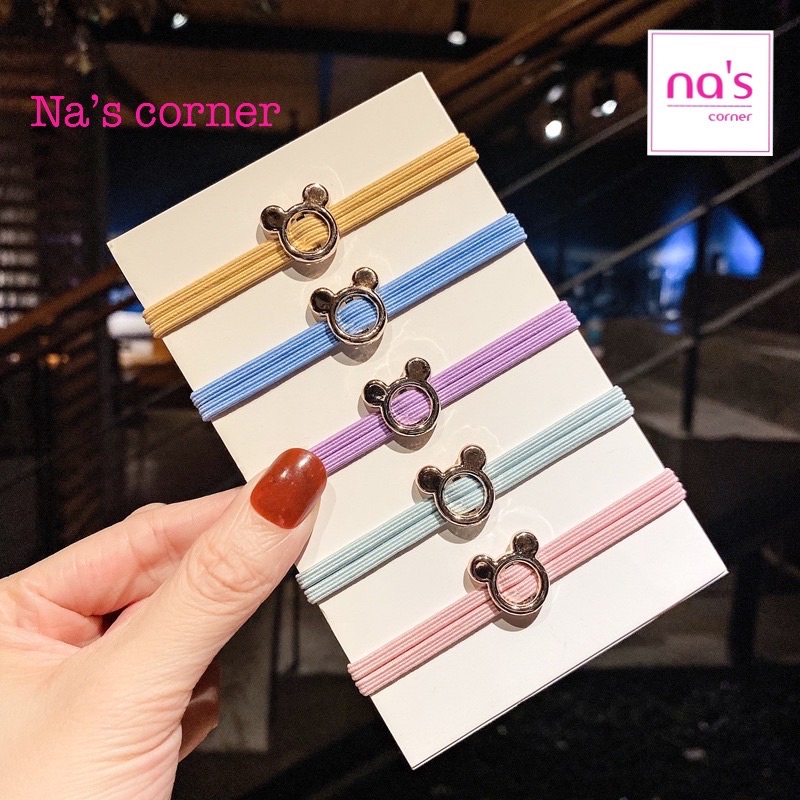 Thun chun buộc cột tóc kim loại