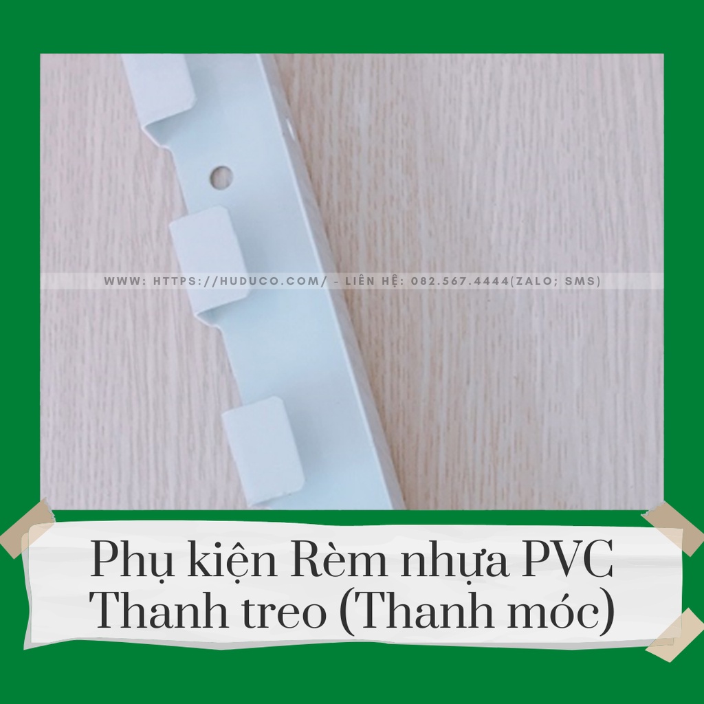 Thanh treo Thanh móc rèm nhựa PVC ngăn lạnh - Phụ kiện rèm nhựa giá rẻ