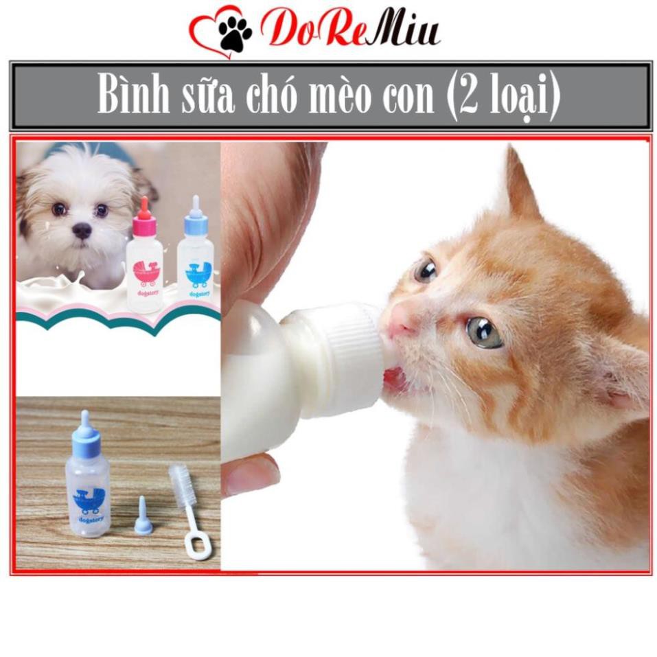 [Mã PET50K giảm Giảm 10% - Tối đa 50K đơn từ 250K] Giảm giáCTVD- Bình bú bình sữa bình ti cho chó mèo con (3 loại)