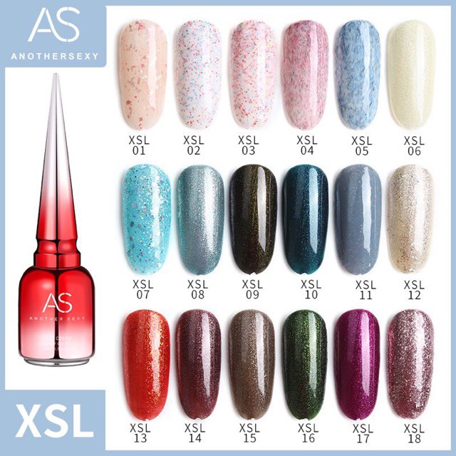 Sơn gel AS mướt bóng(mã XSL 1-18)