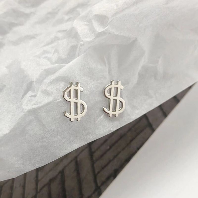 Khuyên Tai Hình Tờ Tiền Đô La Thời Trang Dành Cho Nữ