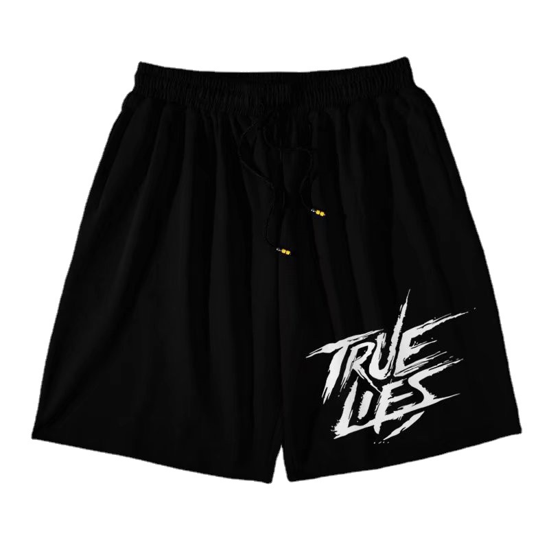 Quần Short Thể Thao Dáng Rộng In Họa Tiết Hoạt Hình Phong Cách Hàn Quốc Size M-8XL Thời Trang Cho Nam