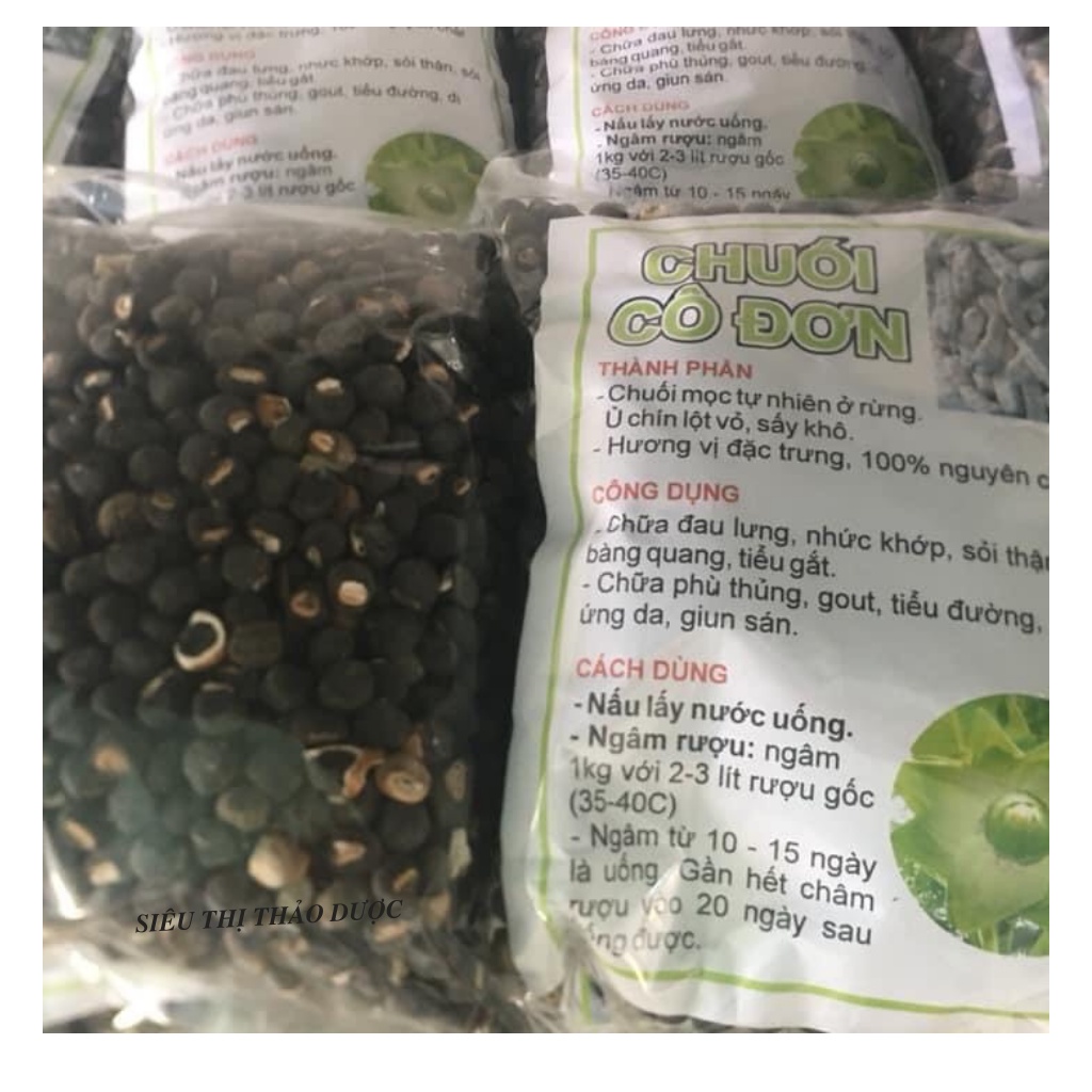 Hạt Chuối Cô Đơn Lợi Tiểu Tốt Cho Người Sỏi Thận Túi 500gr - 1kg | BigBuy360 - bigbuy360.vn