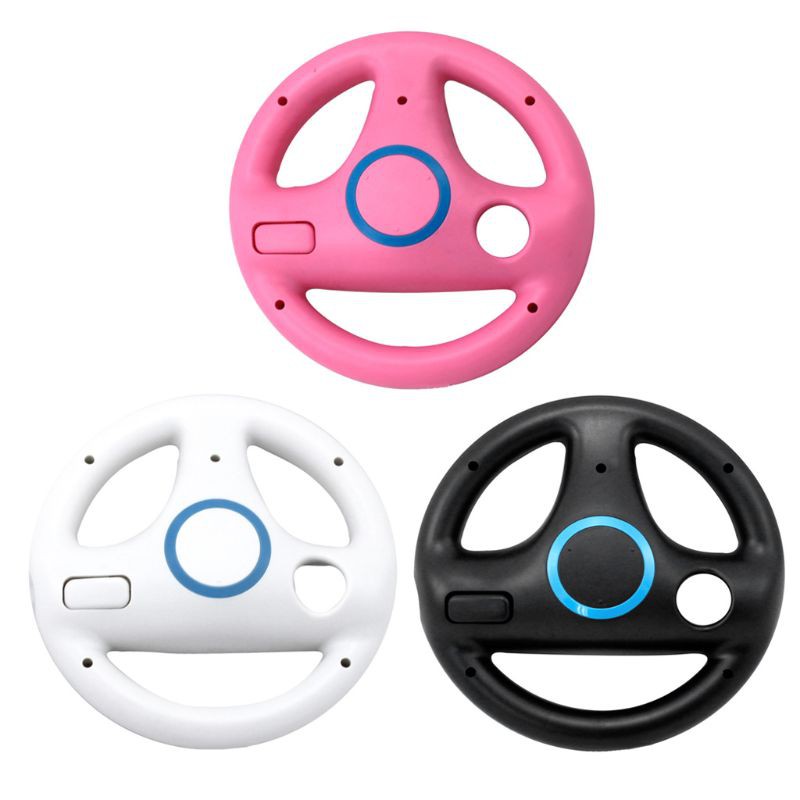 Vô Lăng 3 Màu Có 4 Giác Hút Cho Tay Cầm Chơi Game Wii Kart
