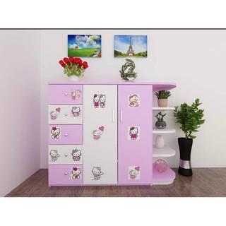 Tủ nhựa 5 tầng dành cho các bé ngang 1m45 cao 1m2 sâu 45