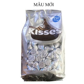 Kẹo socola sữa hershey’s kisses 330 viên túi 1.58kg