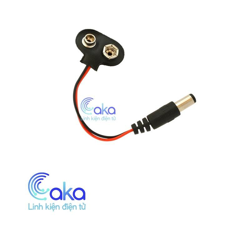 Dây đế pin 9V jack DC