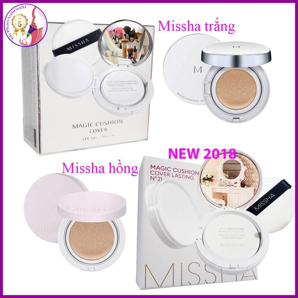 Phấn Nước Missha Magic Cushion Cover Lasting Phiên Bản Mới 2018