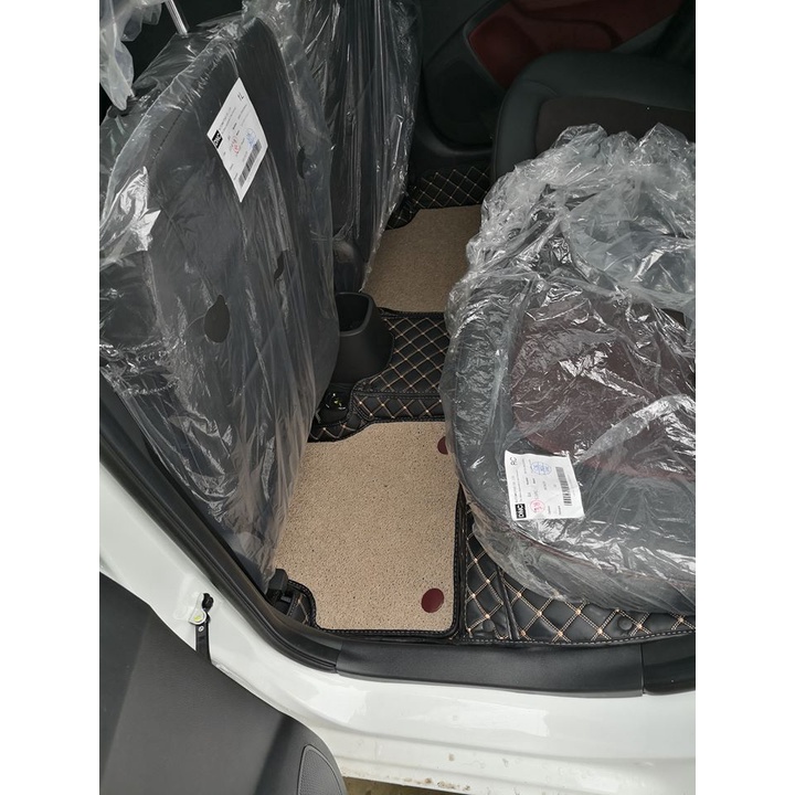Thảm lót sàn ô tô 5d, 6d Nano 2 chỉ Hyundai I10  kháng khuẩn, khử mùi, phủ kín sàn xe
