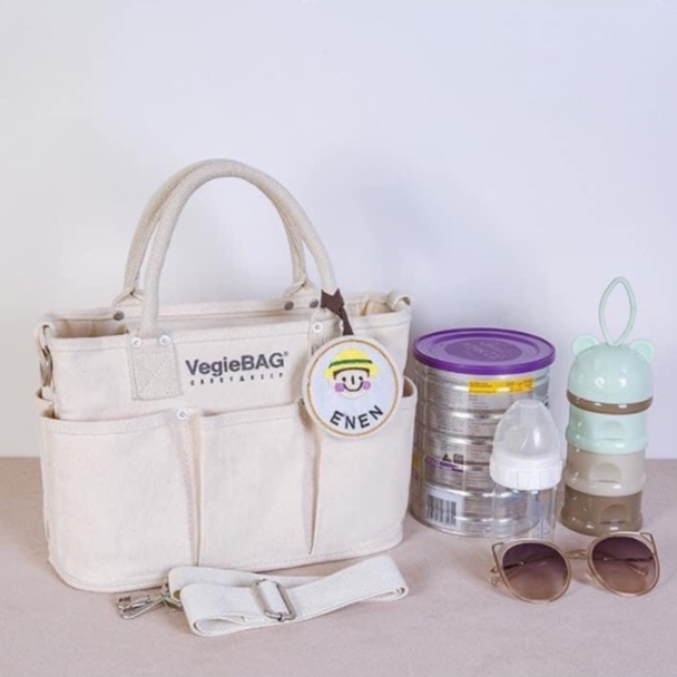 Túi Xách Balo Bỉm Sữa Cho Mẹ Và Bé Vegiebag size đại Đa Năng phong cách Hàn Quốc hàng cao cấp mesocshop