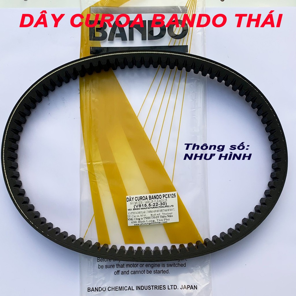 Dây curoa Honda Lead 125 - Thái Lan