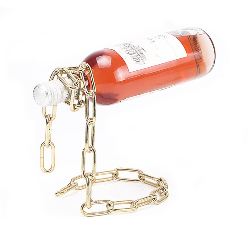 Giá Đỡ Chai Rượu Vang Bằng Kim Loại Nổi Với 4 Loại Tùy Chọn