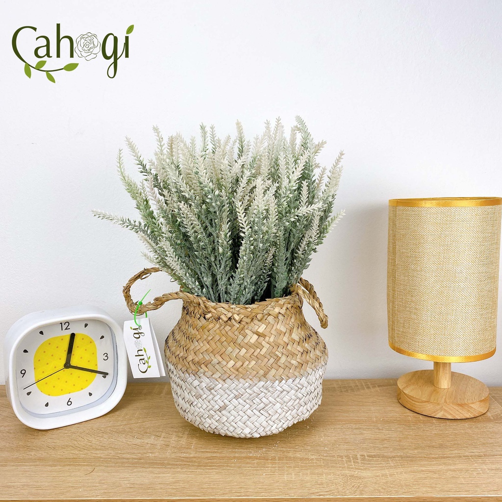 Hoa Giả - Cành Hoa Oải Hương Nhựa 35 CM