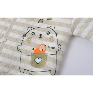 Bộ sơ sinh chần bông mềm mại cho bé
