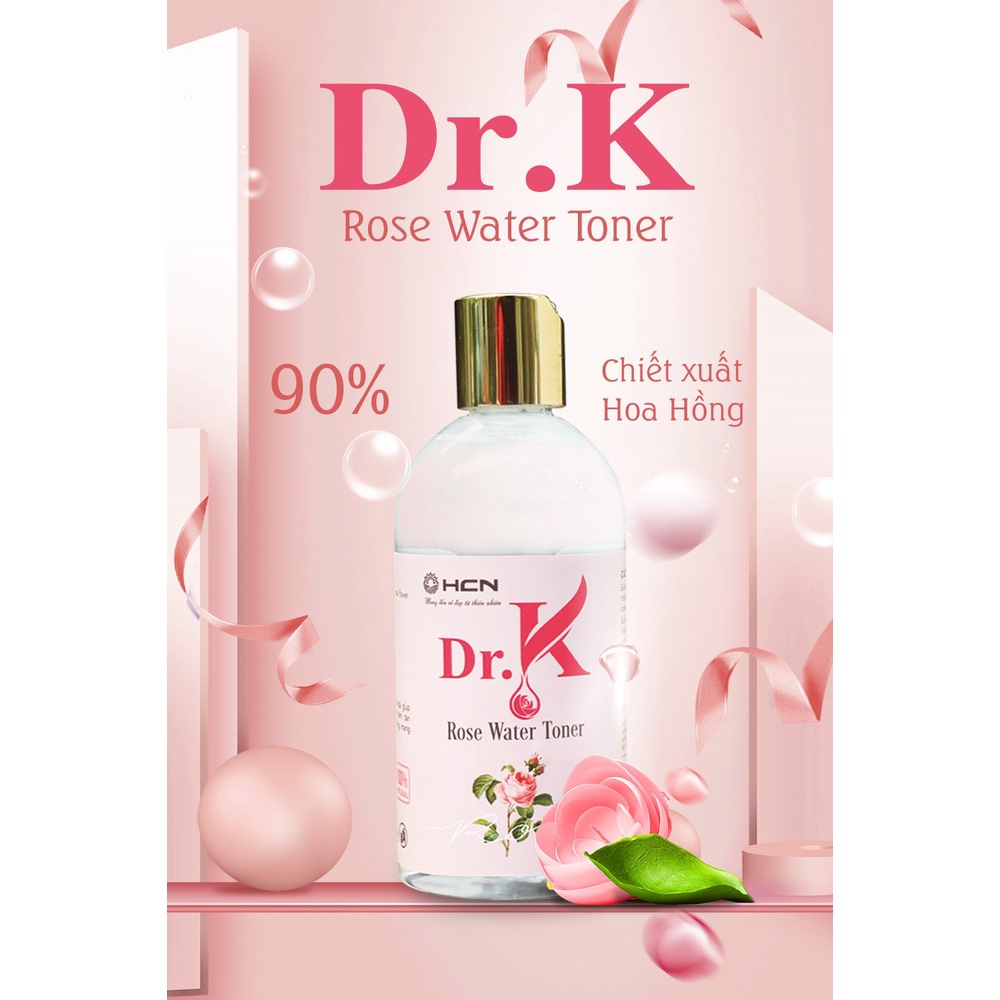 Nước hoa hồng Dr.K cấp ẩm, mềm da, se khít lỗ chân lông 300ml - DT057