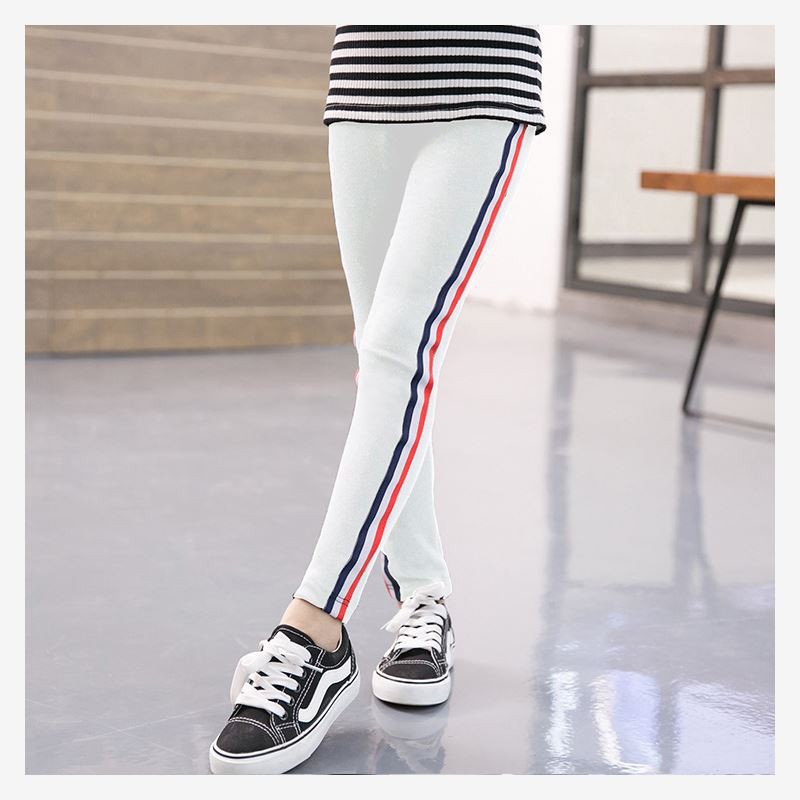 Quần Legging kẻ sọc cho bé gái kiểu dáng xinh xắn Beeshop D20080