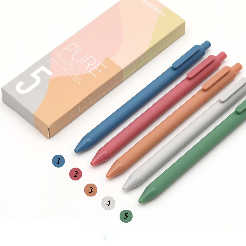 Bút bi gel Kaco Pure, 0.5mm nhiều màu