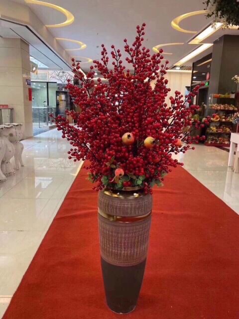 Cành đào đông trang trí dài 100cm 12 nhánh