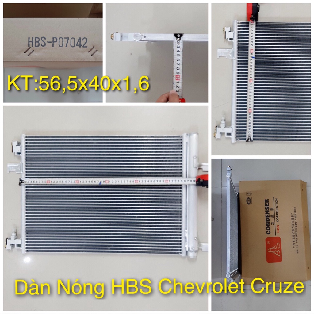 Dàn nóng HBS xe Daewoo (Matiz / Laceti)