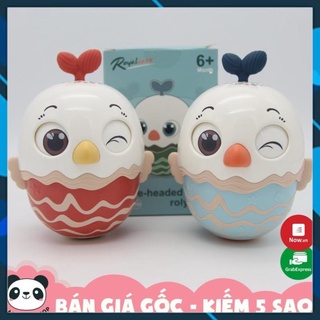 Đồ chơi lật đật cho bé Royalcare hình quả trứng dễ thương kêu leng keng