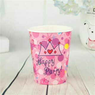 Mũ đĩa cốc kèn ống hút trang trí sinh nhật cho bé mồ