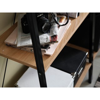 Kệ SÁCH MALMO KHUNG SẮT 4 TẦNG LẮP RÁP SIZE S