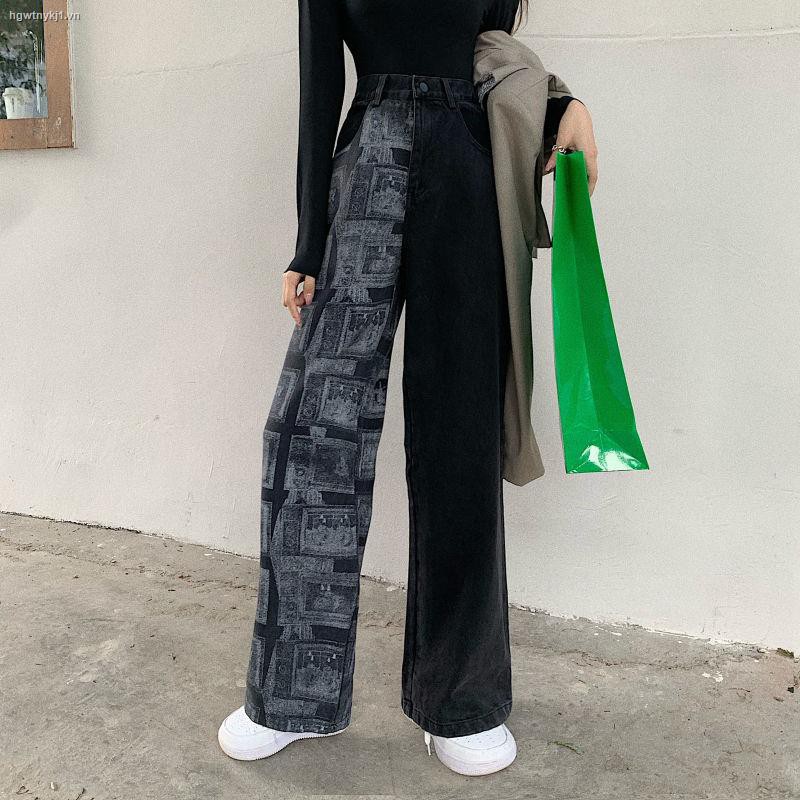 Quần Jeans Dài Ống Rộng Thời Trang Dành Cho Nữ