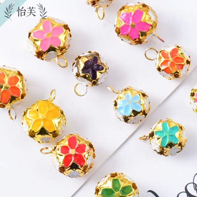 🎐🎐10 chiếc chuông tròn 14mm phong cách Nhật Bản nguyên liệu làm phụ kiện handmade🎈🎈