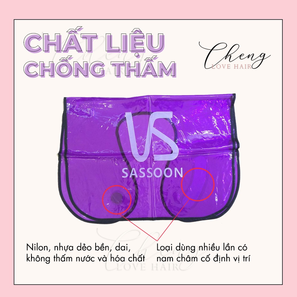 Áo choàng nhuộm tóc dày ,bền