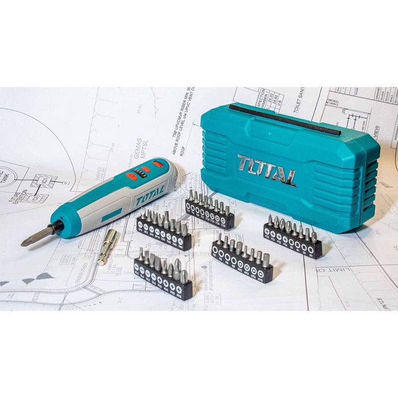 TOTAL Máy siết vít dùng pin Lithium-ion 4V TSDLI0403 & TSDLI0406
