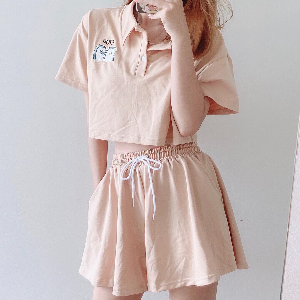 SET Váy chim cánh cụt YAYSHOP chất thun cotton mềm mịn (hình thật) siêu cưng