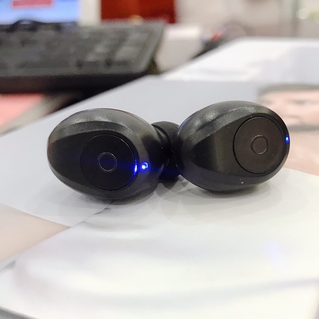 Tai nghe bluetooth pin trâu s11 - Tai nghe không dây android giá rẻ kèm sạc dự phòng 4800mah nghe nhạc 8h bảo hành 1 năm