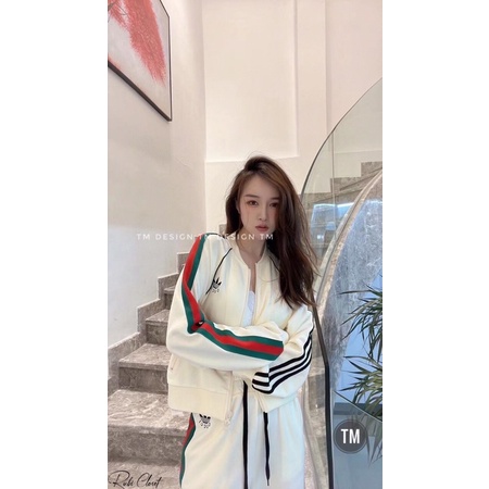 SET BỘ THỂ THAO THU ĐÔNG NỮ AD PHỐI SỌC SANG CHẢNH SIÊU HOT