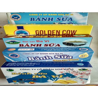 Combo 5 hộp bánh sữa đặc sản Ba Vì (01 BS Dê+01BS Bò +01Bs Bò Non+01BS socola+01BS bò vang)