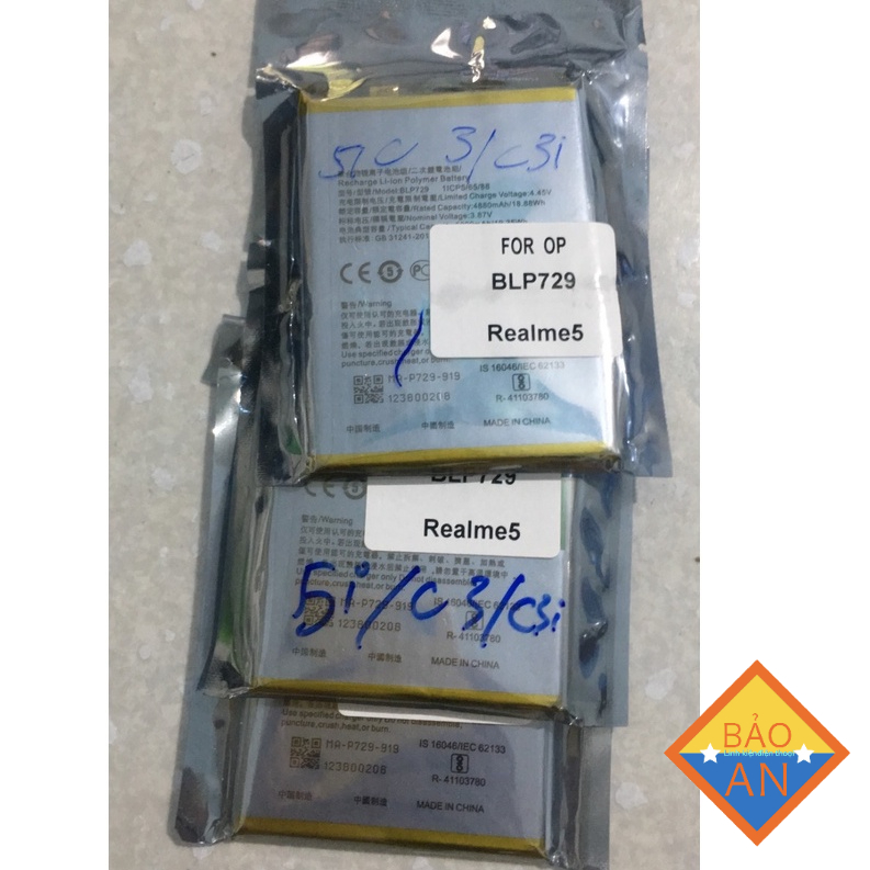 pin điện thoại realme5 /5i / c3/ c3i xiaomi