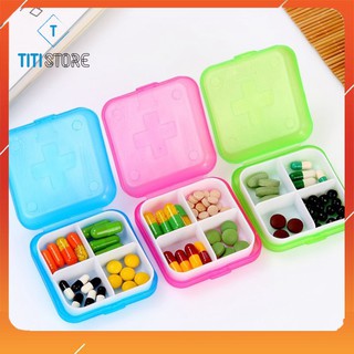 Hộp đựng thuốc chia ngăn tiện dụng, vỉ chia thuốc