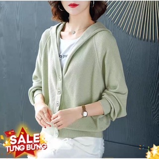 Áo len mũ Evalover cap cấp